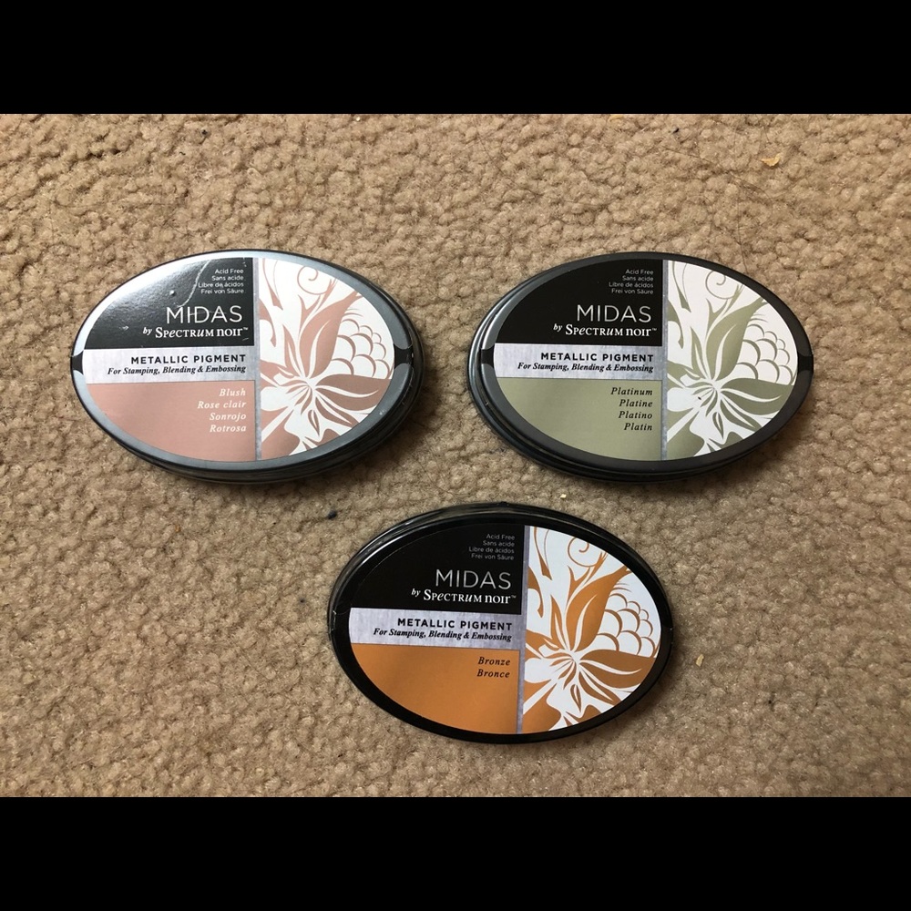 Spectrum Noir Metallic Pigment Ink pads